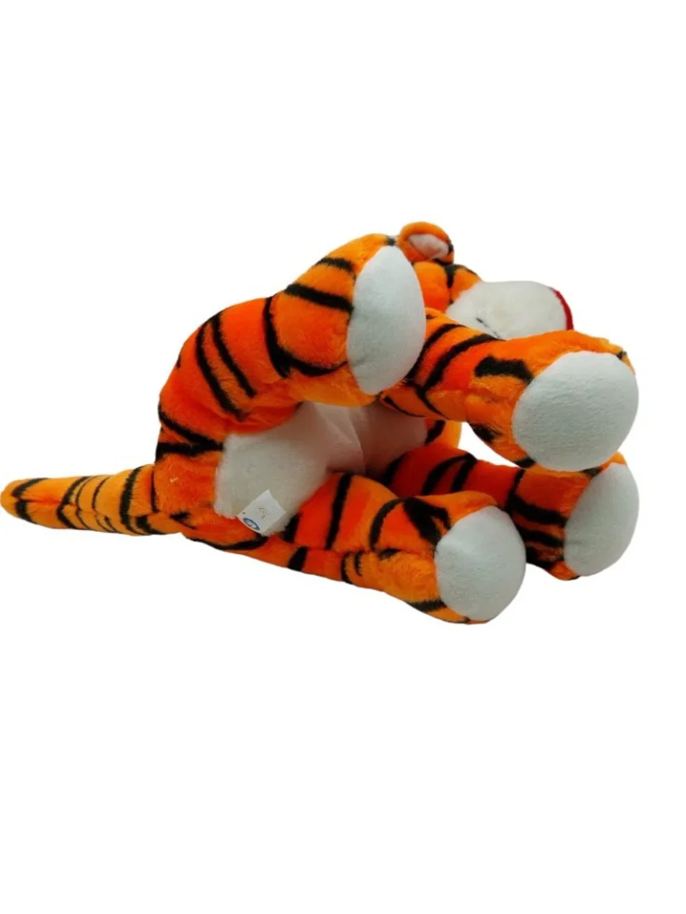 Globo Plush Tiger Plastic Eyes orange white black 14 inch Stuffed animal 14